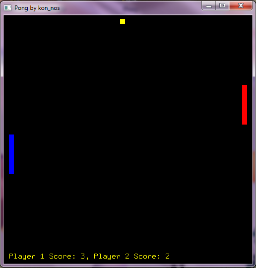 Pong in OpenGL