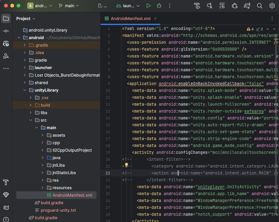 AndroidManifest