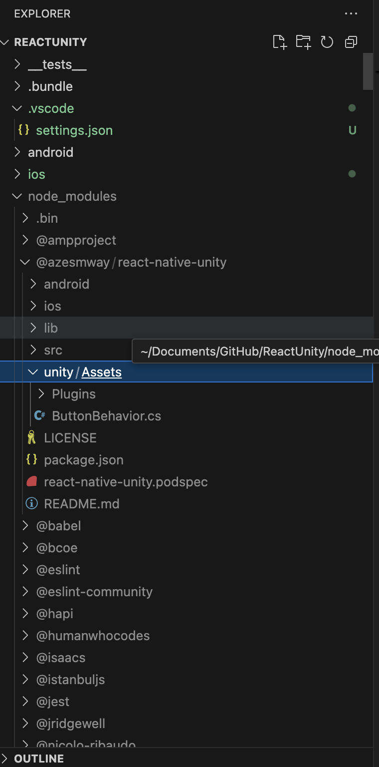 Unity assets