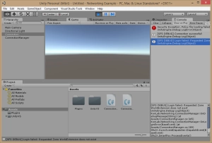 Unity connection to server